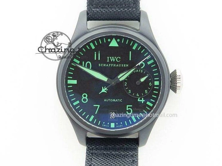 MIROTIME 0117 SunProtective Big Pilot Real PR IW500910 “Patrouille Suisse” ZF 1:1 Best Edition On Gray Nylon Strap 7278